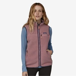 NWOT - Patagonia - Retro Pile Fleece Vest - Evening Mauve S